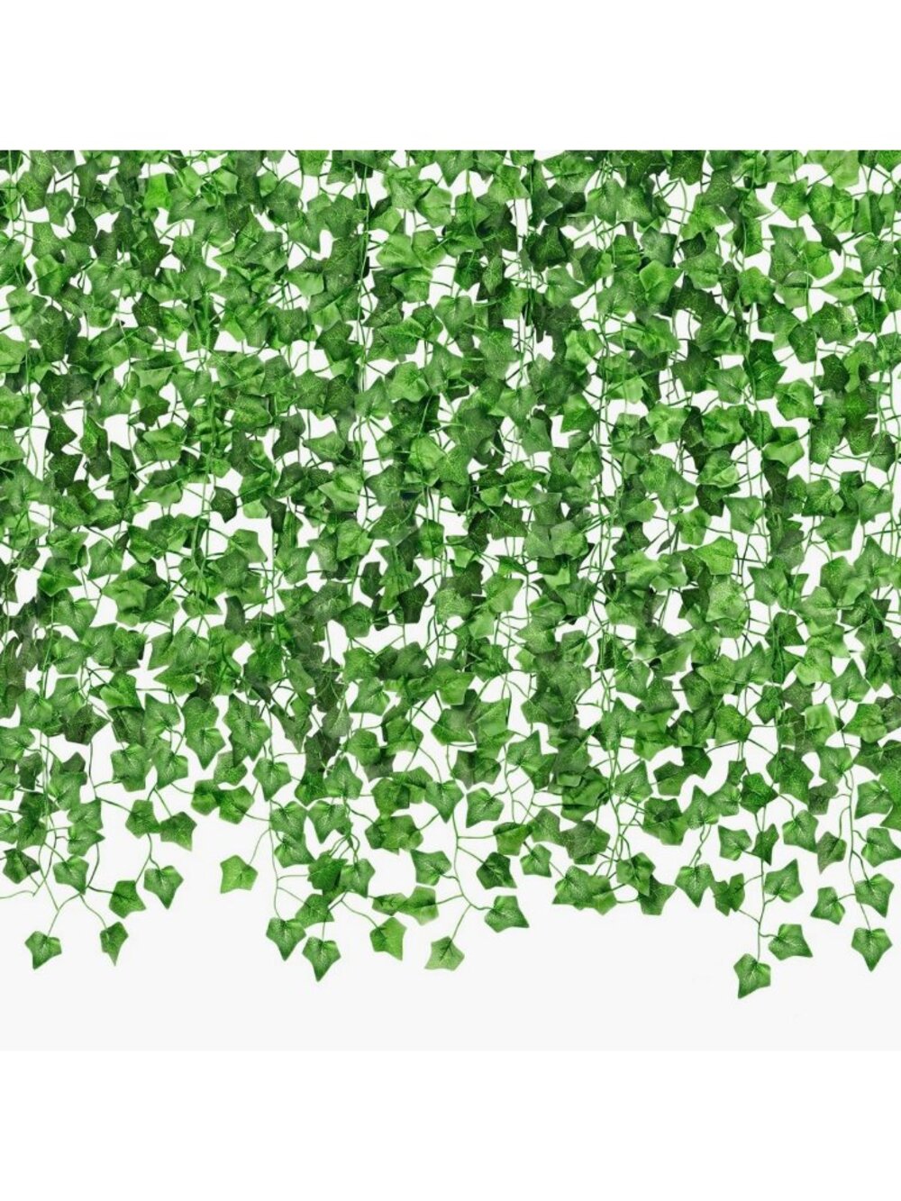 96 Pack UV Resistant Artificial Ivy Garland - Aesthetic Fake Vines for Home